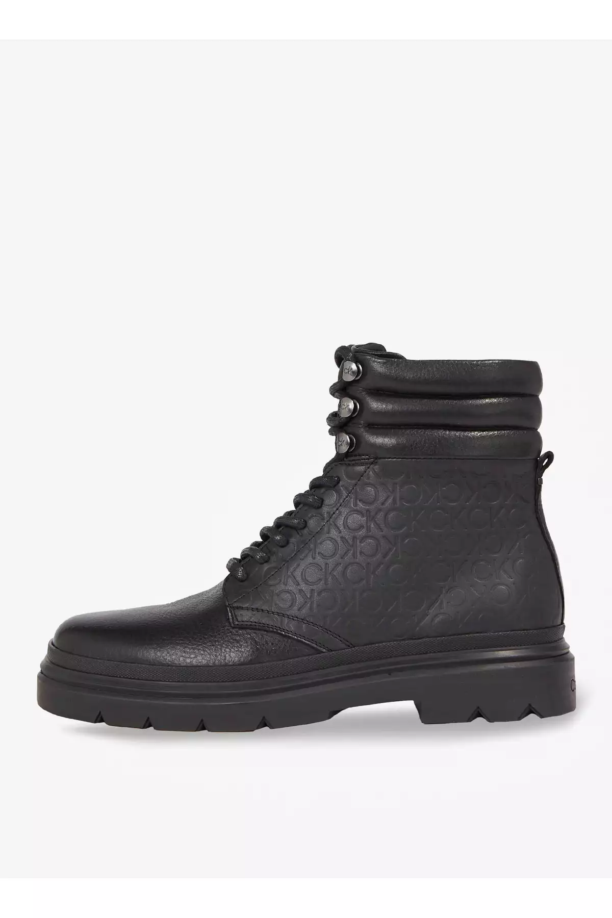 چکمه چرمی مردانه مشکی HM0HM01211BEH برند Calvin Klein - 767788606