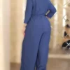 سرهمی یقه کراواتی سایز بزرگ برند MODAEFD - 887123415