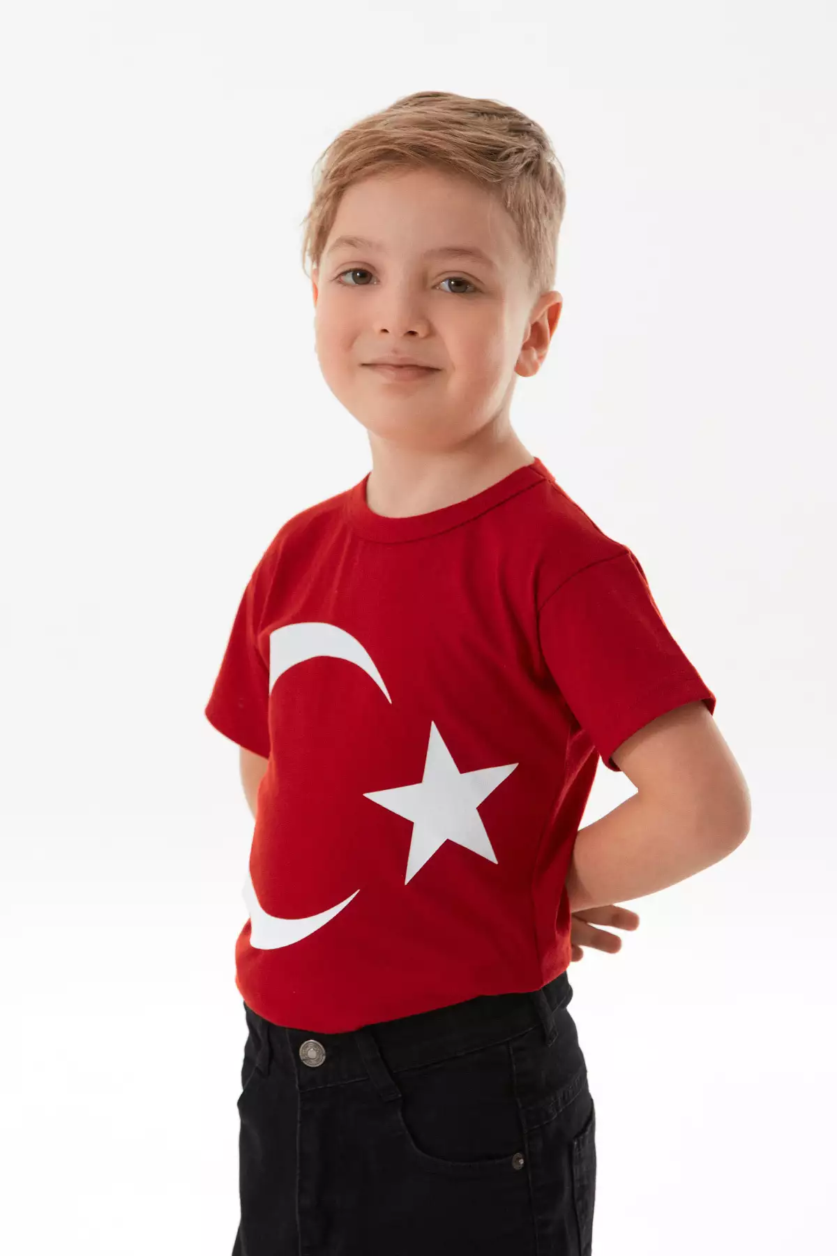 تیشرت بچهگانه با طرح پرچم ترکیه برند Fullamoda - 954264557