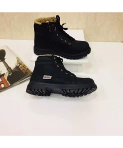 بوت مردانه مشکی با آستر پشمی و زیپ برند Extrem - 217885676