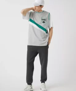 شلوار جگر با کمر بند دار، باریکتردار و جیب زیپدار برند Koton - 278592864