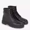 چکمه چرمی مردانه مشکی HM0HM01211BEH برند Calvin Klein - 767788606