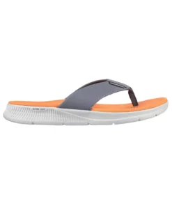 صندل مردانه گو کنسیستنت مدل ۲۲۹۰۳۵ رنگ خاکستری/نارنجی برند Skechers - 820060923