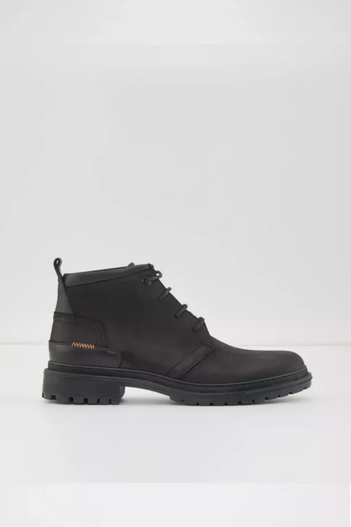 بوت مردانه مشکی چرم اصل اسکریمی برند Aldo - 858177280