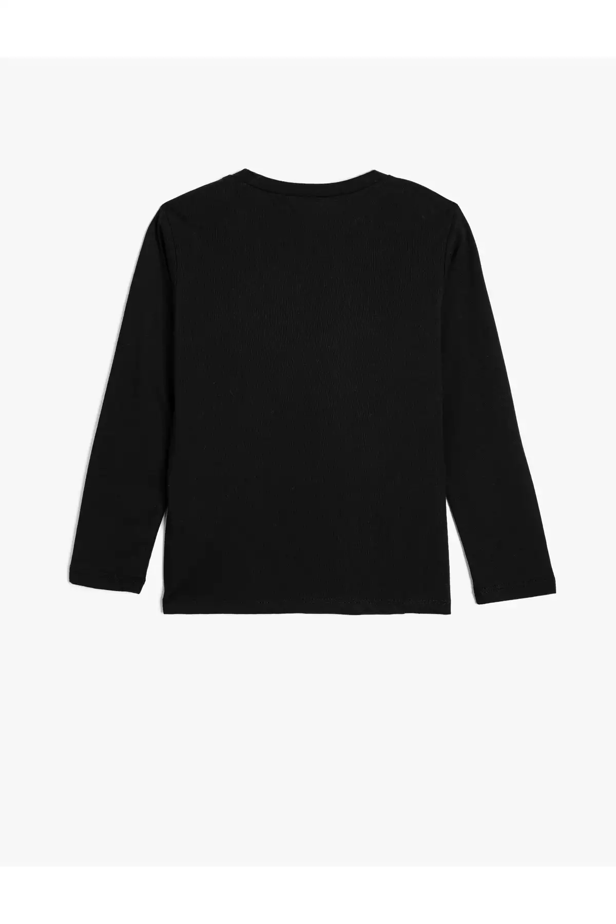 تیشرت با طرح پروانه، آستین بلند و یقه گرد از جنس پنبه برند Koton - 843987963