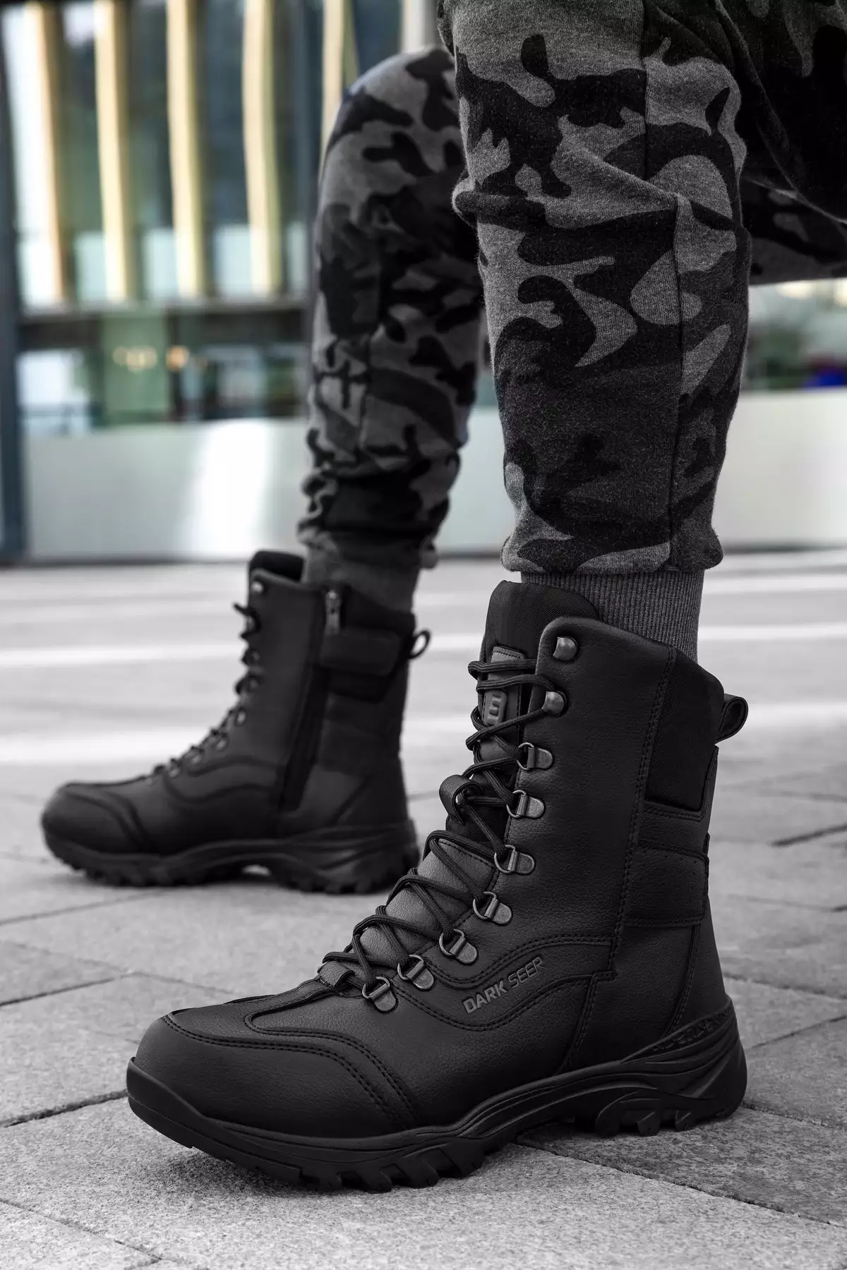 پوتین کوهنوردی مردانه دیاس۴ مدل لگولاس مشکی برند Dark Seer - 470324094