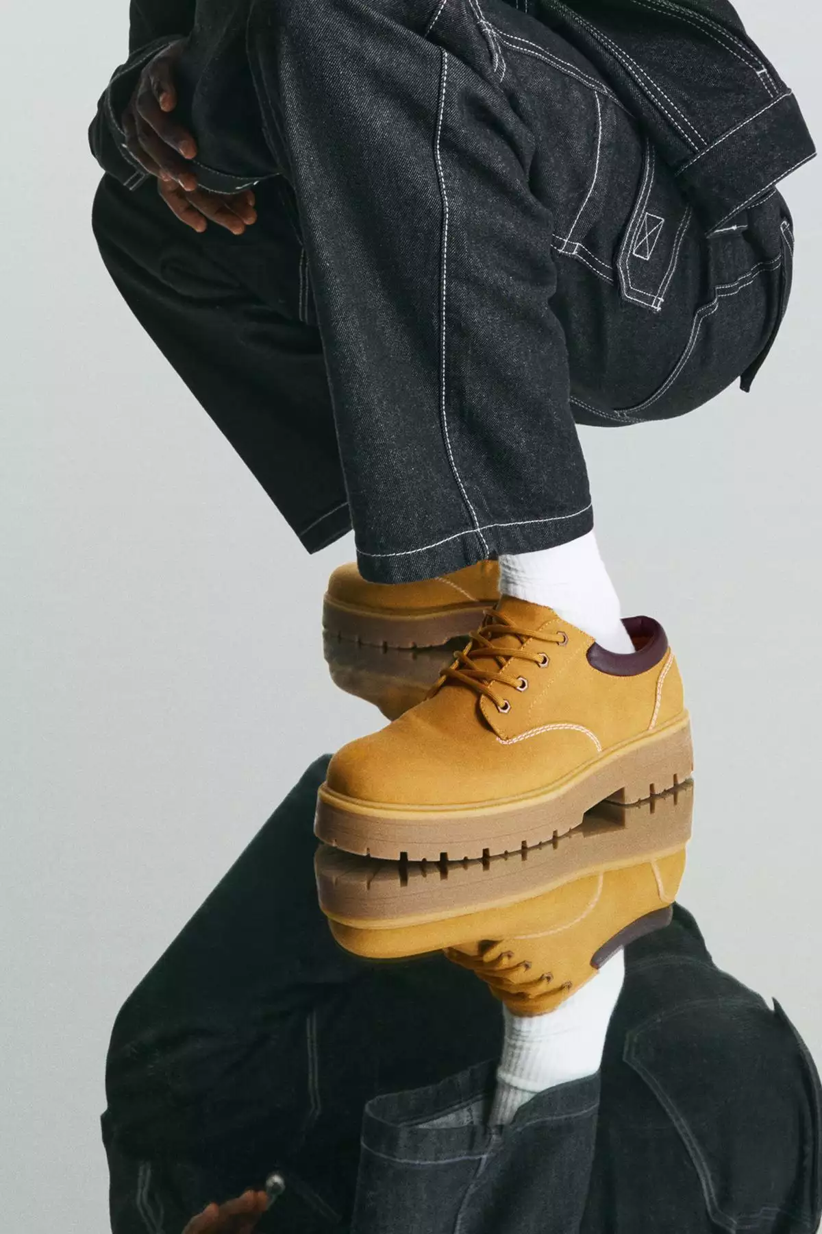 کفش با جزئیات کوپتونه برند Bershka - 957267744