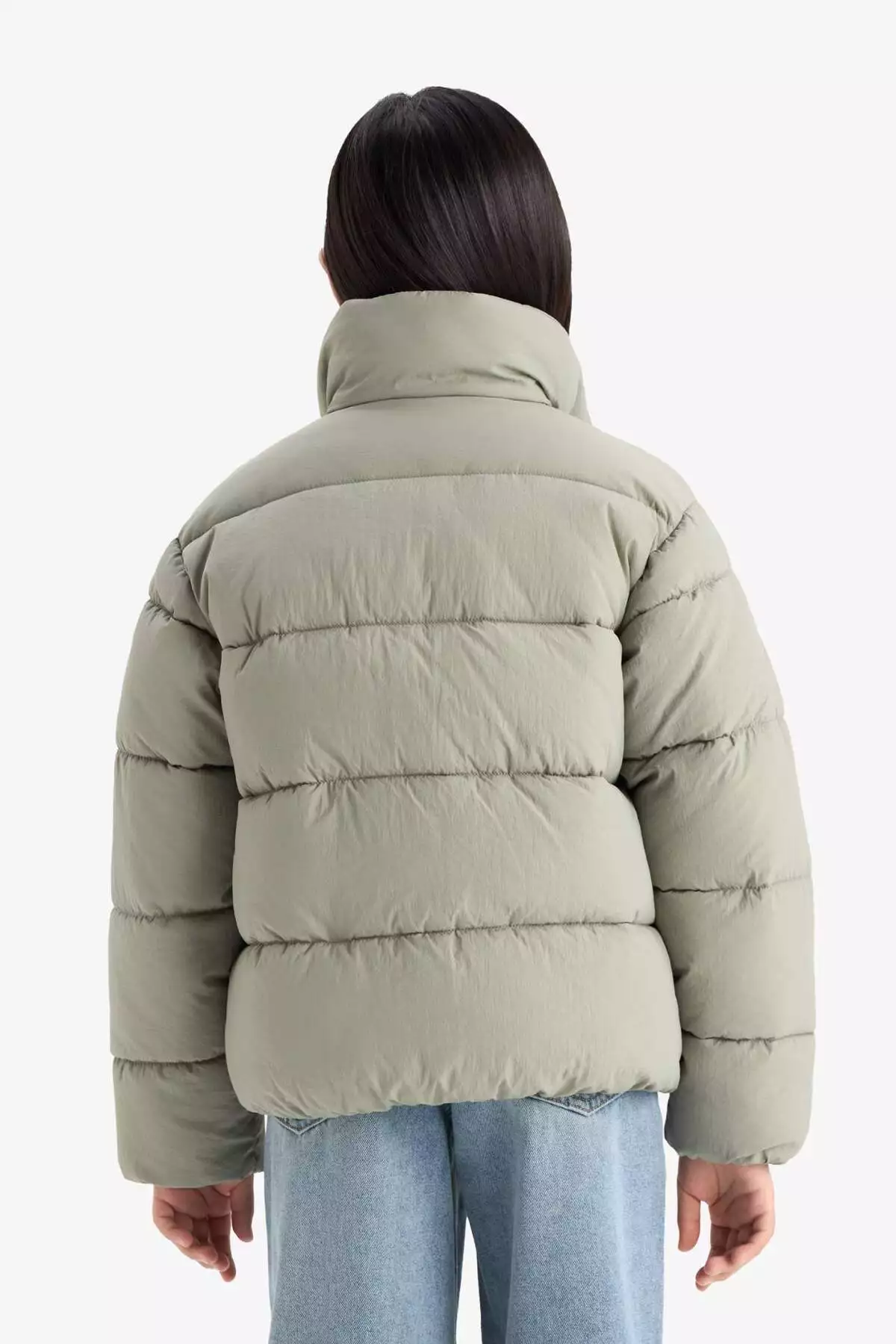 کودک دختر کاپشن ضد آب با زیپ E8608A825AU برند Defacto - 991694608