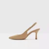 NELLIE-TR - کفش پاشنهدار زنانه پارچهای طبیعی با پشت باز به رنگ بژ برند Aldo - 925876529