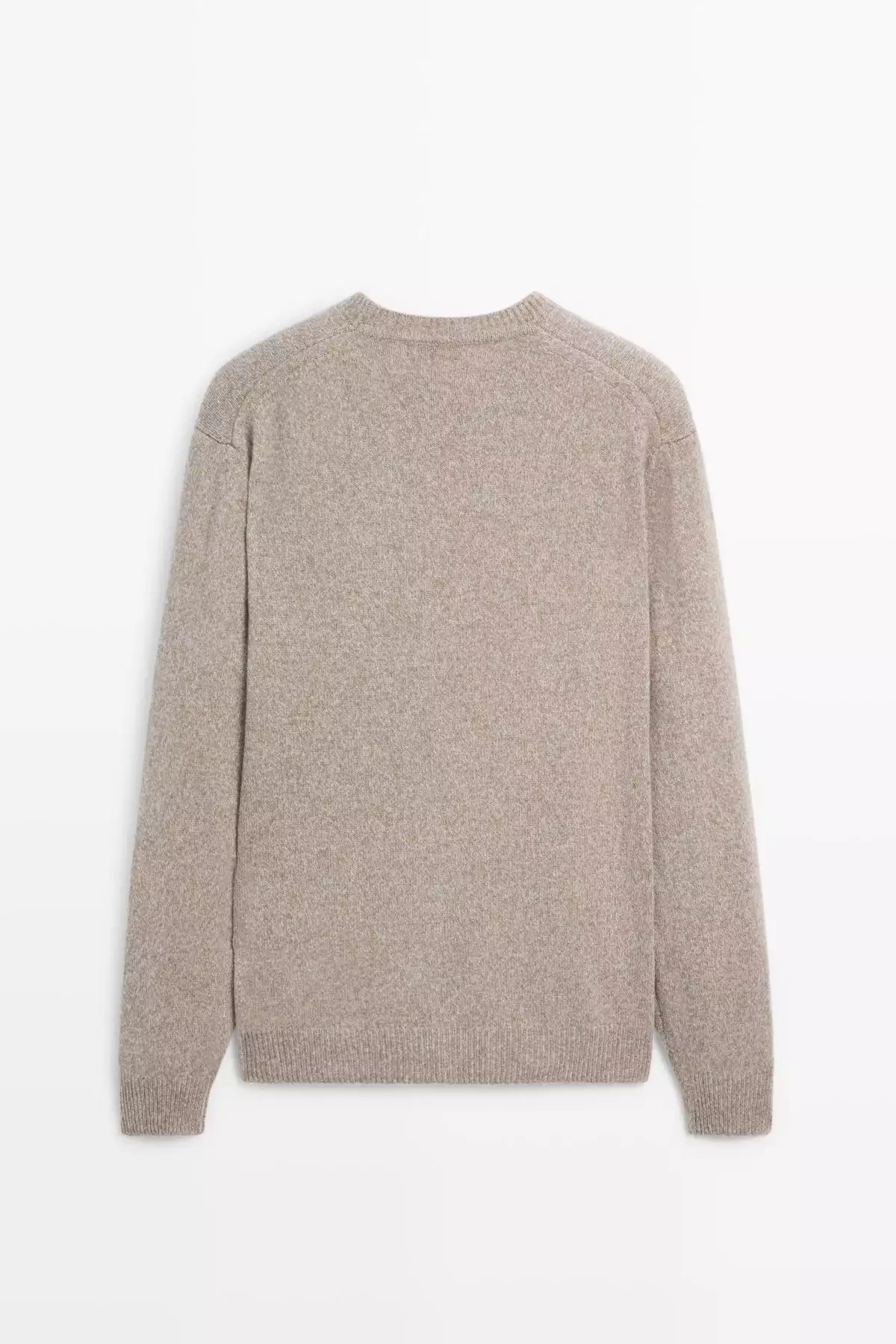 ژاکت با یقه دوچرخهای و طراحی ملانژ برند Massimo Dutti - 987799583