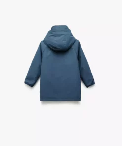 بارانی کلاهدار با جیب های زیپدار تفصیلی برند Koton - 986047694