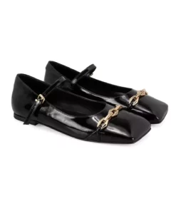 بابت زنانه مشکی ماری جین کفش بربن برند Desa - 858956206