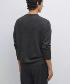 ژاکت یقه گرد ترکیبی از پشم یوزک برند Massimo Dutti - 1033254318