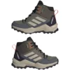 بوت های مناسب برای کودکان پسر Terrex Ax4r R.rdy Mid K رنگ سبز برند adidas - 845526233
