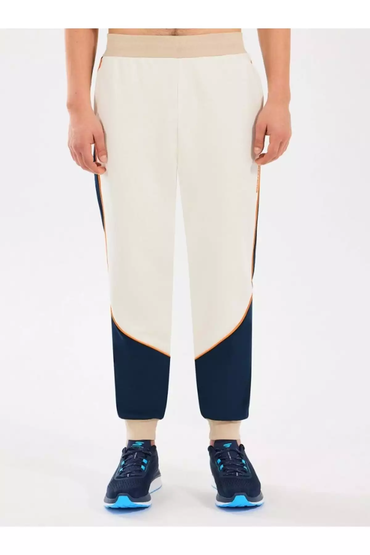 شلوار ورزشی مردانه M Diagonal Lw Fleece Jogger به رنگ کرمی (BEJ) برند Skechers - 926973366