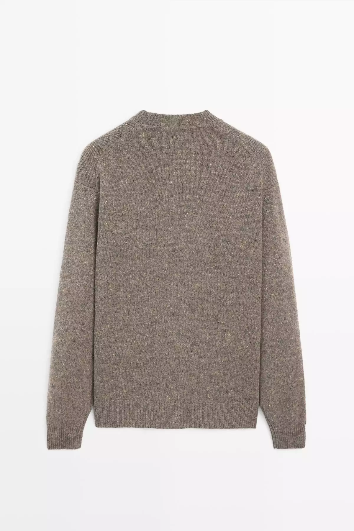 ژاکت بافتنی طرح الماس ۱۰۰% پشم برند Massimo Dutti - 995478269