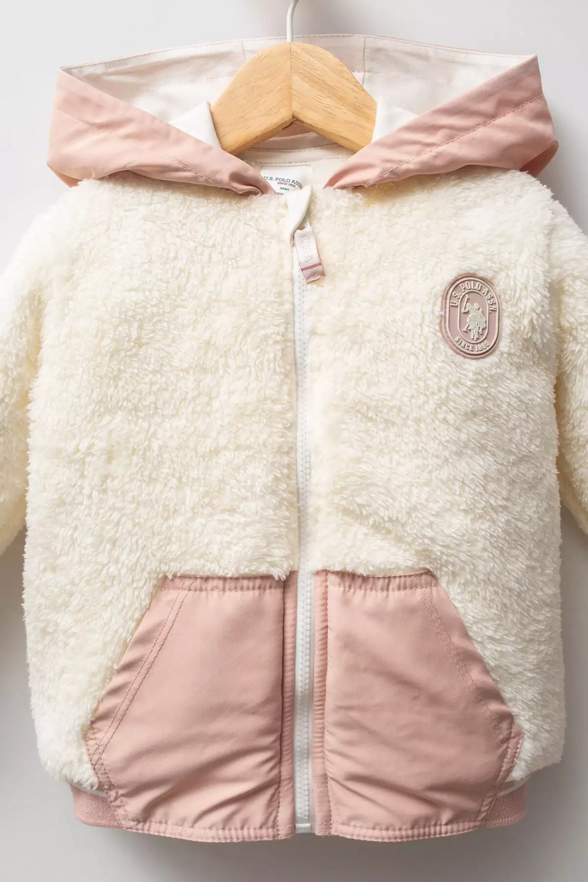 کاپشن سفید دخترانه برند یو اس پولو آسن برند U.S. Polo Assn. - 964853612