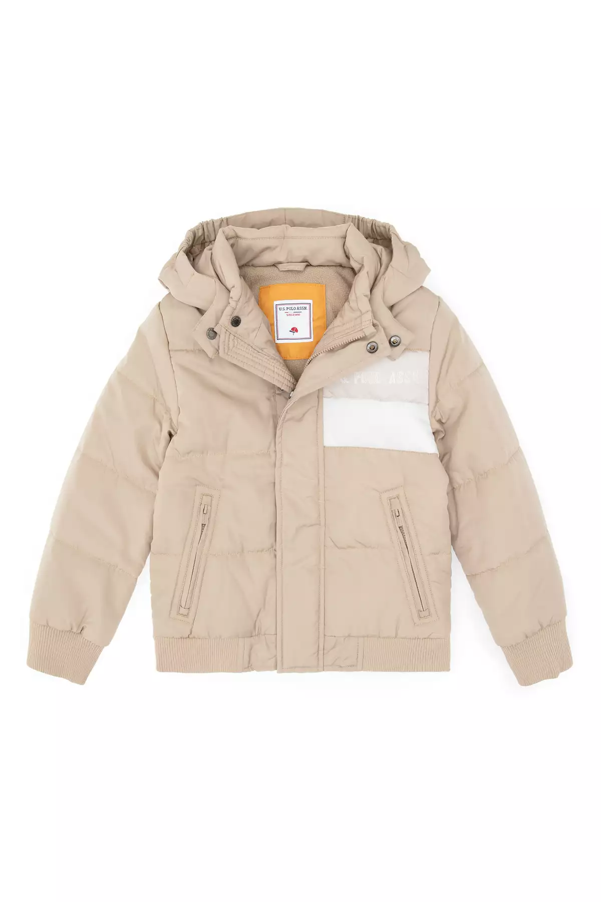 پالتوی تیره بژ بچه پسر 50312096-VR088 برند U.S. Polo Assn. - 1039152861