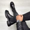 بوت روزانه مردانه رانیم با رویه چرم طبیعی و کفی اوا آتابان برند İtallano Ayakkabı - 973369672