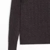 کورسویی با یقه بیسیکلت و طرح بافت مو برند Massimo Dutti - 987441228