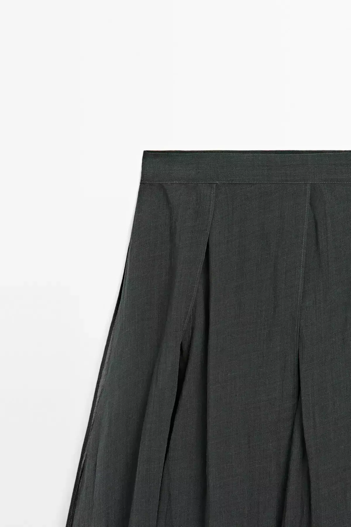 دامن بلند چیندار برند Massimo Dutti - 943630735