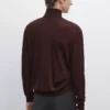 ژاکت یقه ایستاده با ترکیب پشم یخی برند Massimo Dutti - 982461460