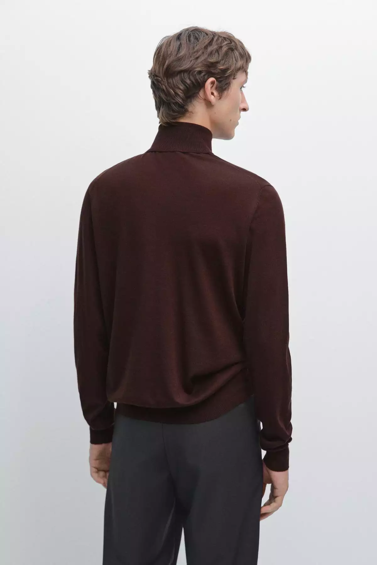 ژاکت یقه ایستاده با ترکیب پشم یخی برند Massimo Dutti - 982461460