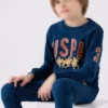 ست لباس پسرانه Us1908 برند U.S. Polo Assn. - 850837940