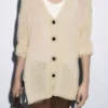 کاردیگان نازک اوور سایز برند Massimo Dutti - 957594526