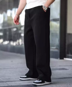 شلوار راحتی مردانه کوتاه سیاه E6578 برند Madmext - 977590906