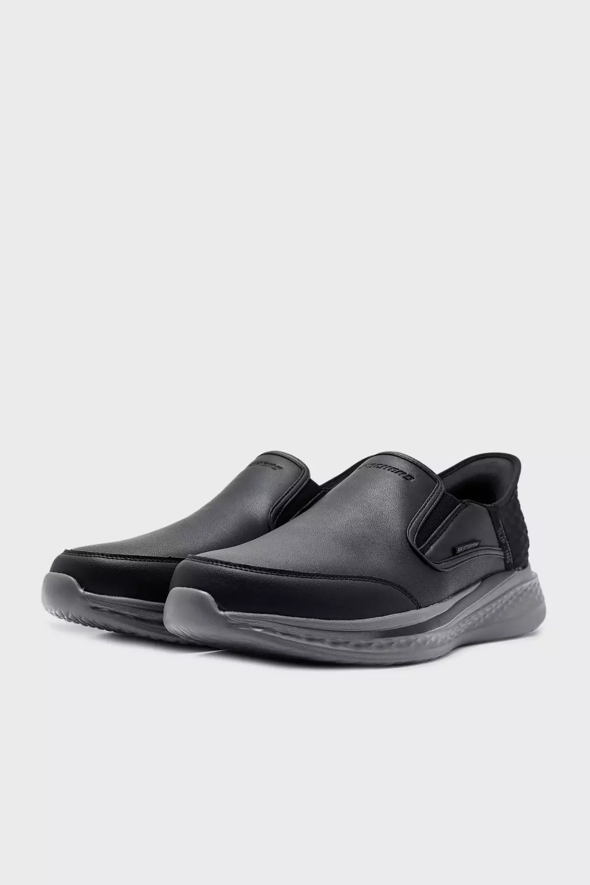 کفش کژوال مردانه اسلید-کوپر با ترکیب چرم شماره 205237 BLK برند Skechers - 1020237721
