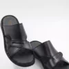 دمپایی مردانه با کفی طبی از چرم طبیعی - رنگ سیاه برند nazenintasarımlar - 128995676
