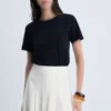 دامن کتان چیندار بلند برند MANGO - 898627880