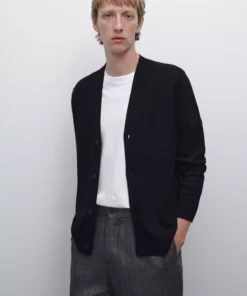 ژاکت تریکو ۱۰۰% پنبه برند Massimo Dutti - 966119542