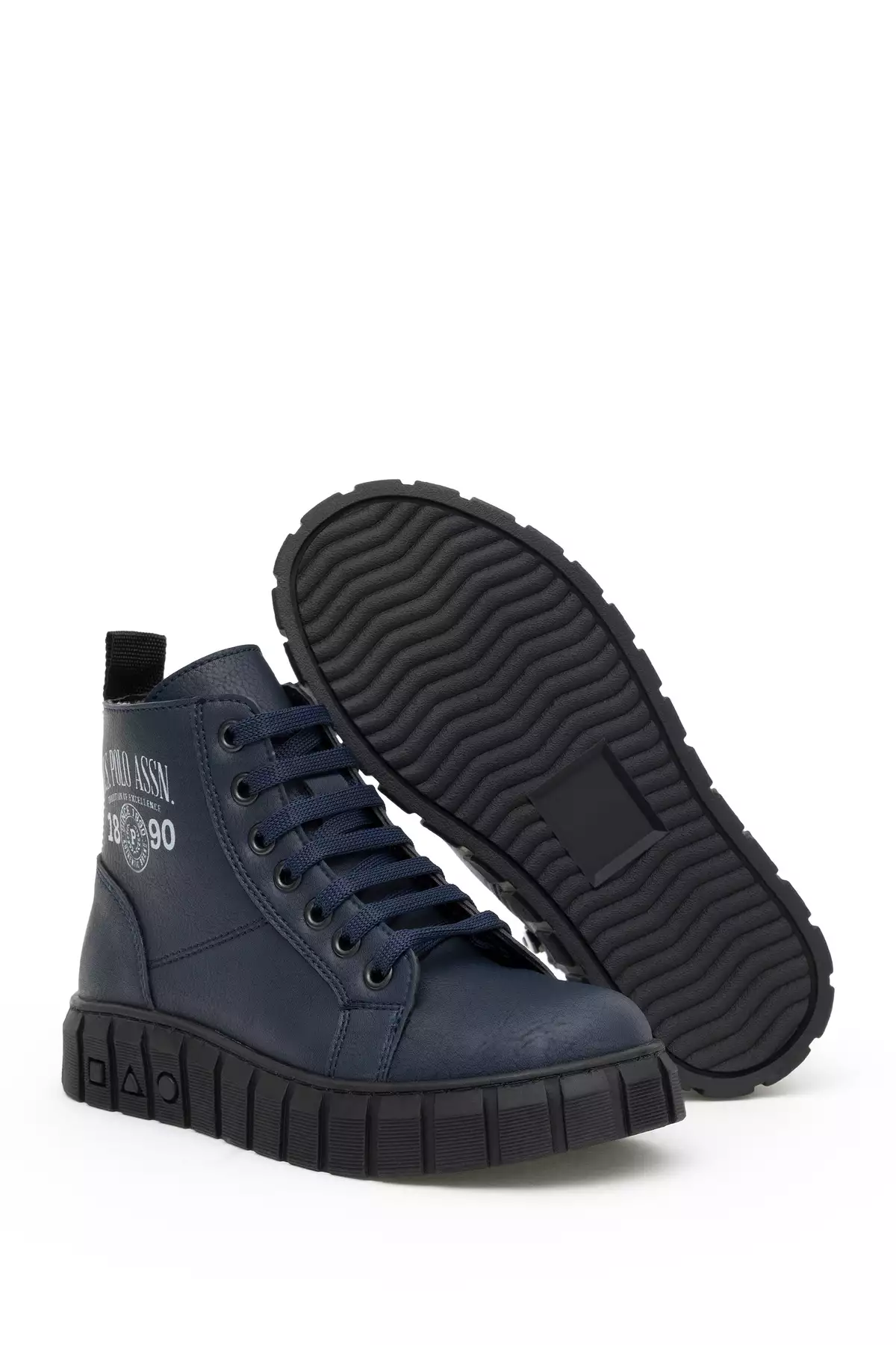 کفش بوت بچگانه مردانه رنگ سرمهای 50277200-VR033 برند U.S. Polo Assn. - 834661488