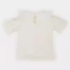 تیشرت کوتاهمورب یقه دکمهای دخترانه با دکمههای تزیینی C3982A524SM برند Defacto - 822806984