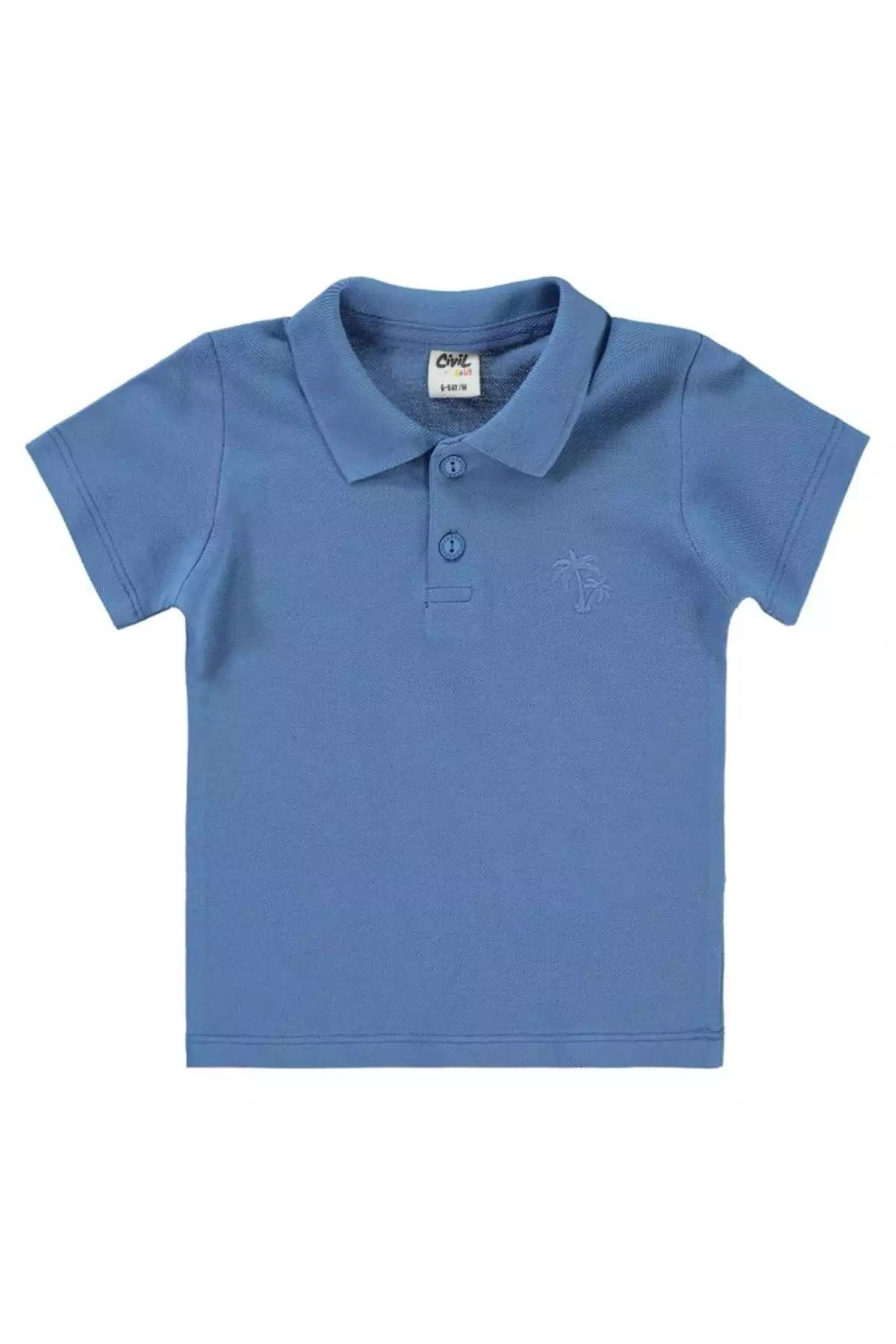 تیشرت پسرانه برای نوزادان ۶ تا ۱۸ ماه، رنگ آبی تیره برند Civil Baby - 820017710