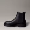 چکمه چلسا مردانه با زیره نظامی - مشکی برند Calvin Klein - 1015487951