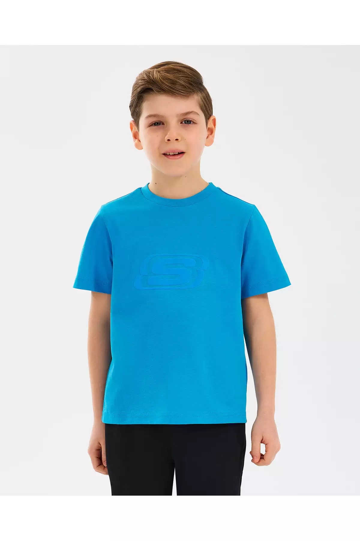 تیشرت اصلی بزرگ برای پسران - تیشرت آبی مدل SK232080-315 برند Skechers - 928427753