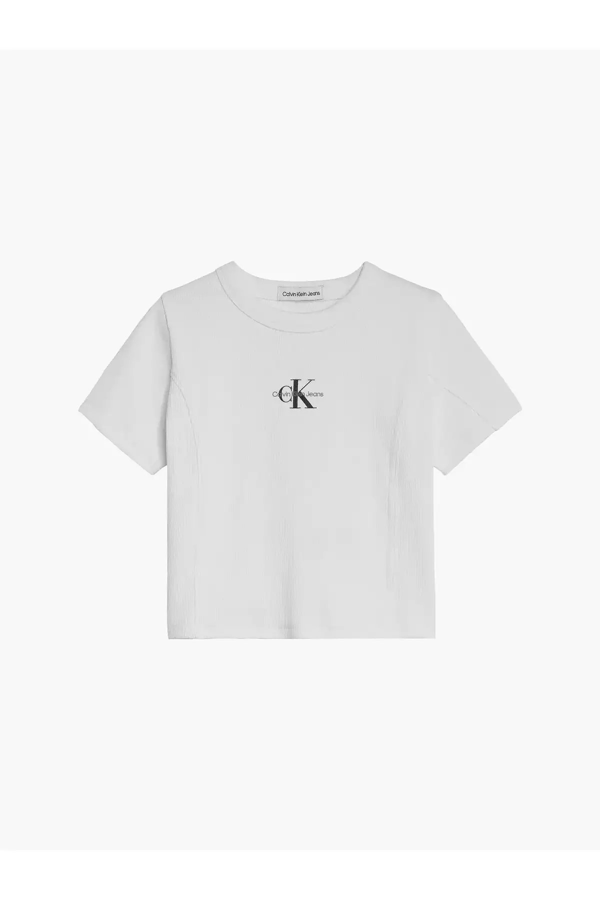 تیشرت زنانه سفید طرح مونوگرام برند Calvin Klein - 976016164