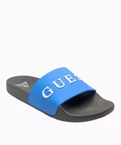 دمپایی با نوشته لوگو برند Guess - 944413262