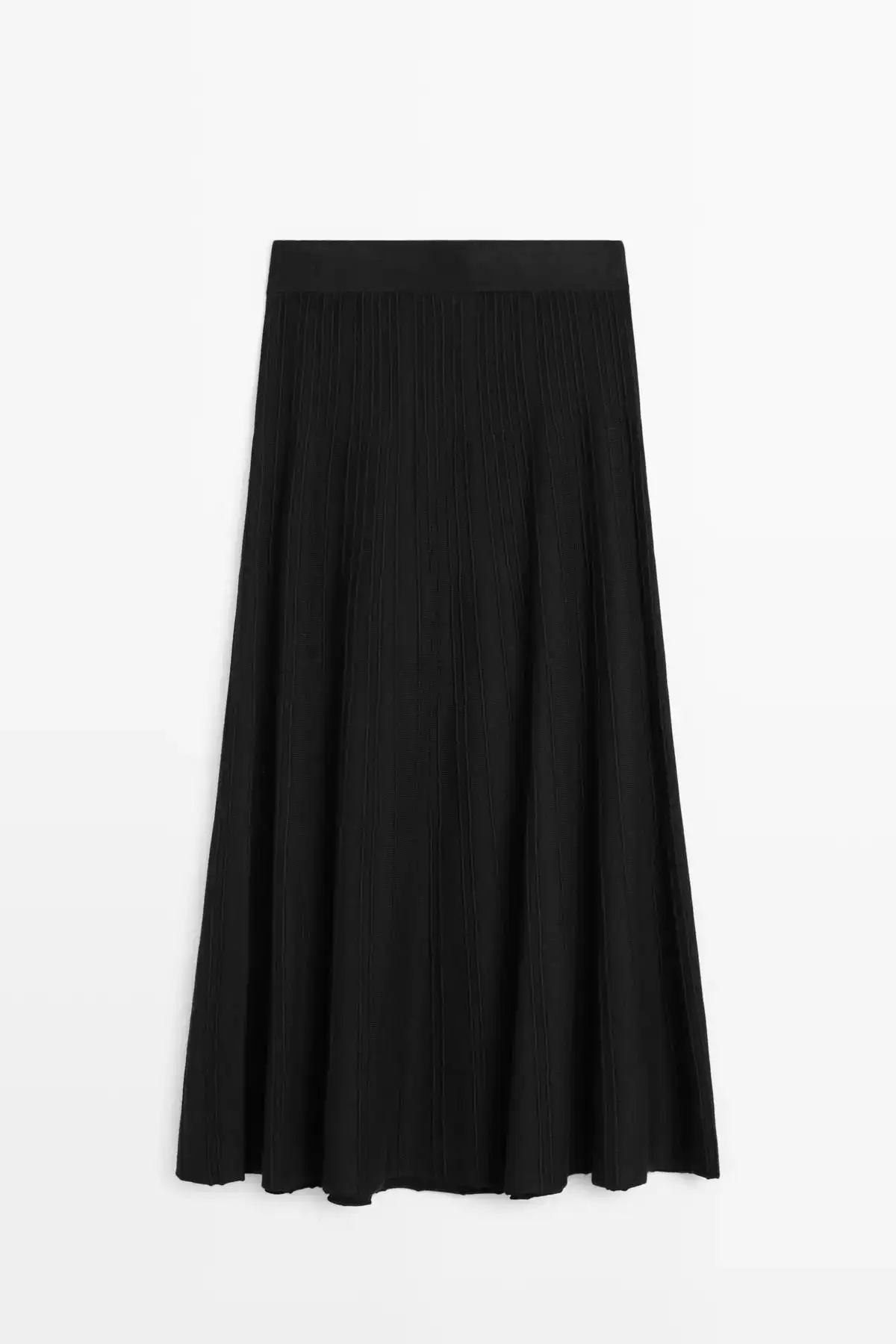 پالتوی بلند با دامن چیندار نرم برند Massimo Dutti - 990881881
