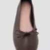 بافت ظریف کفش زنانه چرمی برند MANGO - 977564429