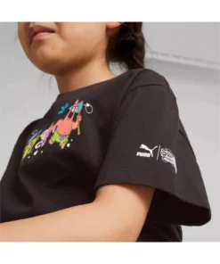 تیشرت دخترانه باباسفنجی برند Puma - 857361376