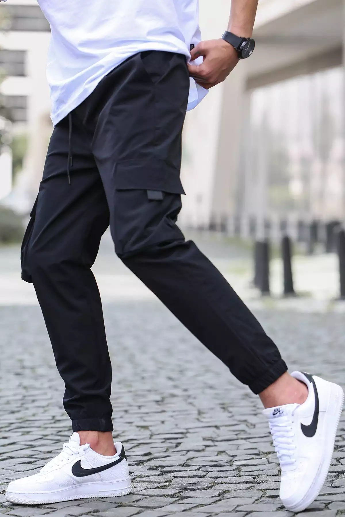 شلوار جگر مردانه کتان با جیب سیاه 5461 برند Madmext - 290330125