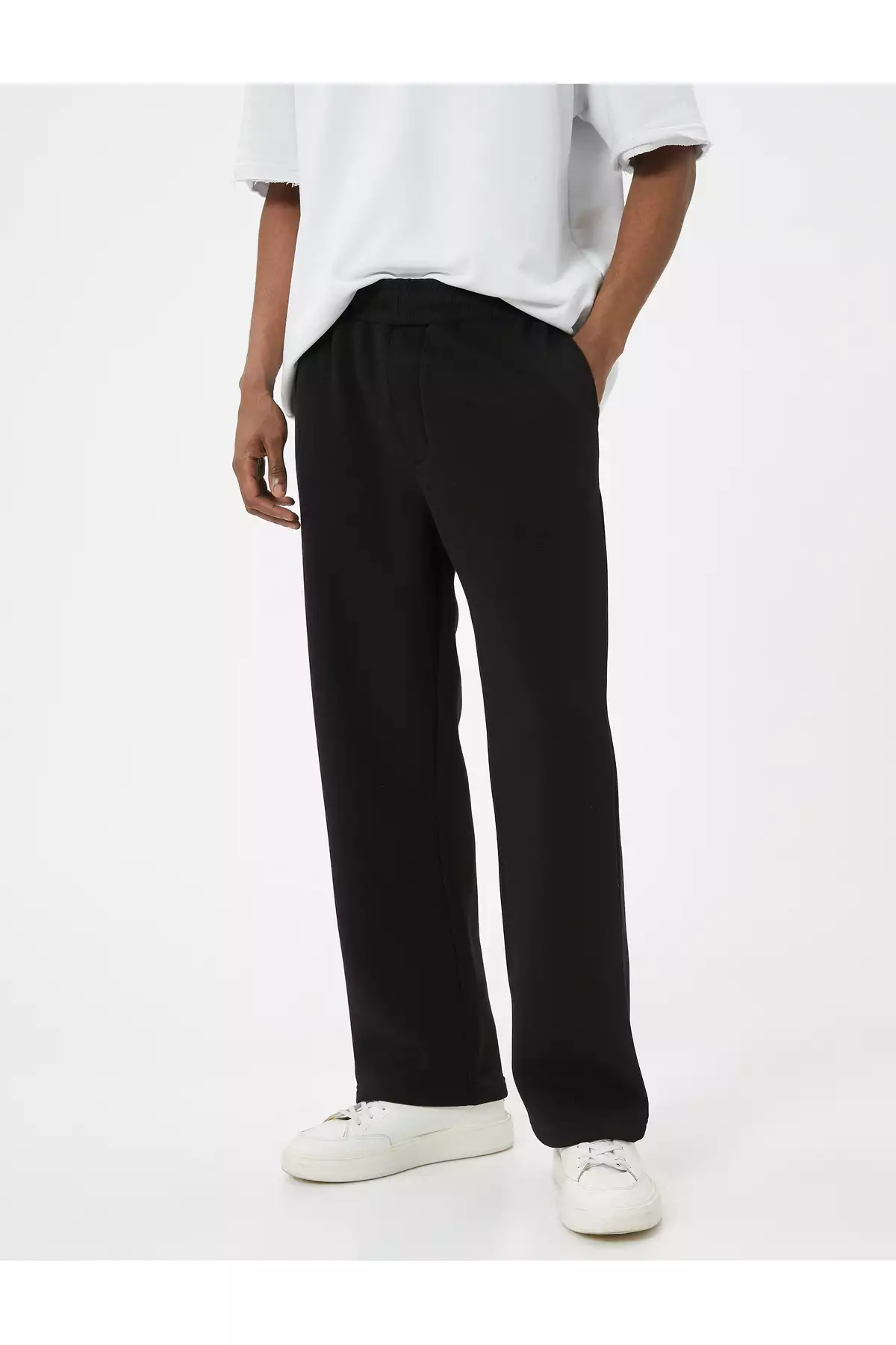 شلوار ورزشی با جزئیات جیب و پشمینه برند Koton - 838455578