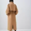 پالتوی پشمی کروآزه برند MANGO - 977939682