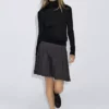 ژاکت پشمی یقه دیپ برند Massimo Dutti - 969501707