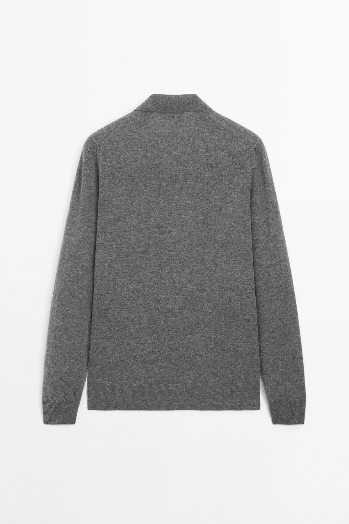 پالتو یقهدار با ترکیب پشم یکنواخت برند Massimo Dutti - 1019067984