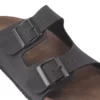 صندل چرم نوبوک مردانه مشکی لنز برند Slazenger - 98378119